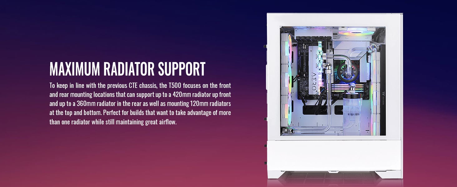 Thermaltake CTE T500 Air Snow E-ATX Full Tower Case